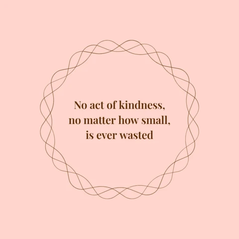 Abstract Kindness Inspiring Quote Instagram Post Design Template