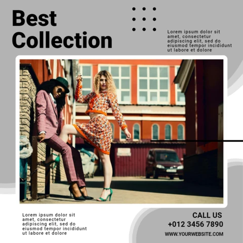 Best Collection Sale Instagram Post Design Template