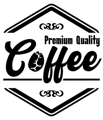 Coffee Label Logo Design Template