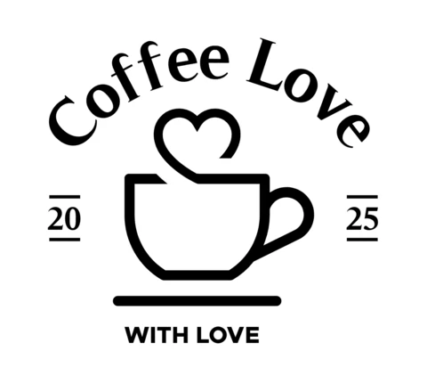 Plantilla de diseño del logotipo de Coffee Love