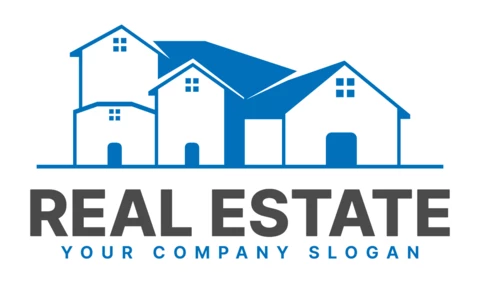 Modèle de logo pour une société immobilière