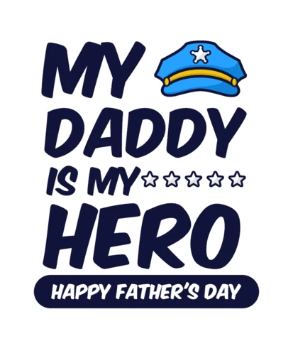 Modelo de design de camiseta do papai herói para o dia dos pais