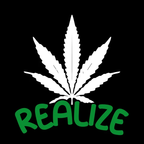 Realize Weed T-shirt Design Template