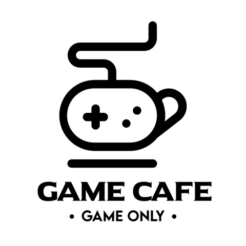 Szablon logo kawiarni z grami