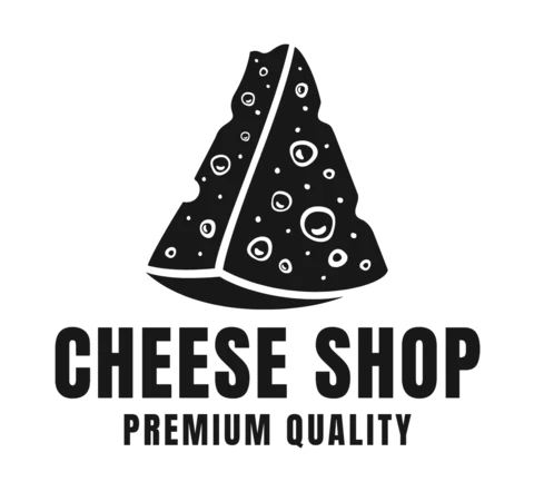 Premium Quality Cheese Shop Logo Design Template
