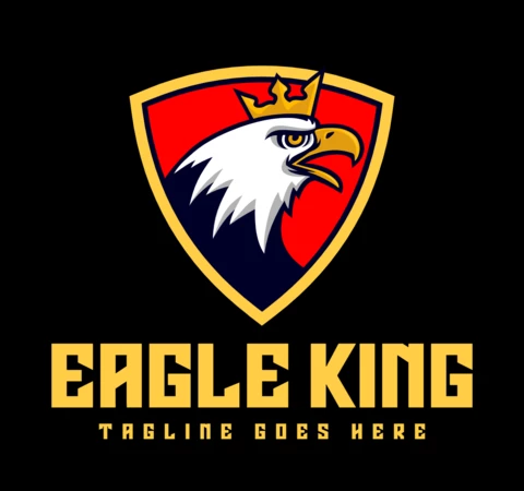 Eagle King Logo Design Template