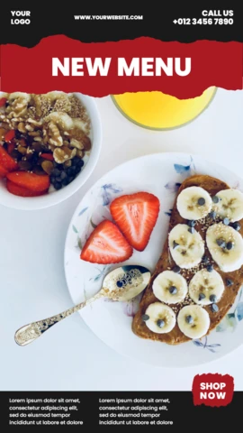 独特の質感のプロモーション用 Instagram ストーリー投稿デザイン テンプレート