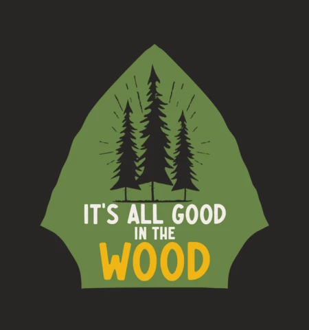 Forest Adventure Badge Template Design
