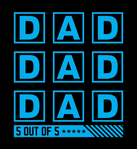 Modelo de design de camiseta para o pai