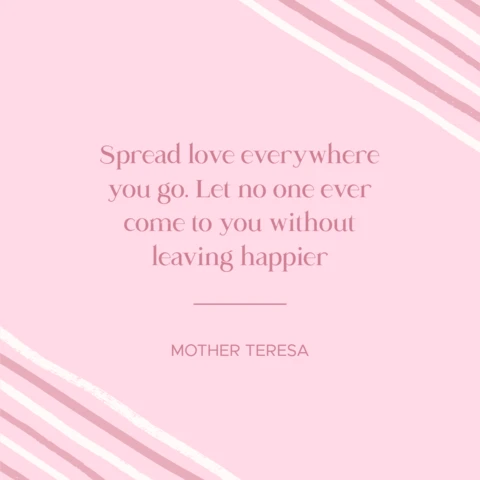 Inspirational Quote Pink Instagram Post Design Template
