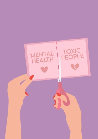 Citation inspirante sur la santé mentale poster imprimable esthétique