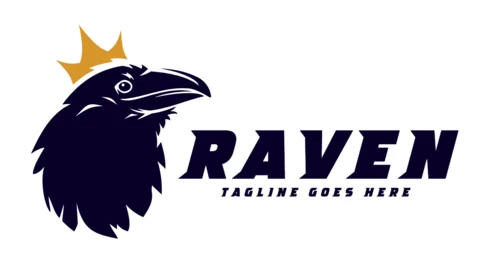 Raven Logo Design Template