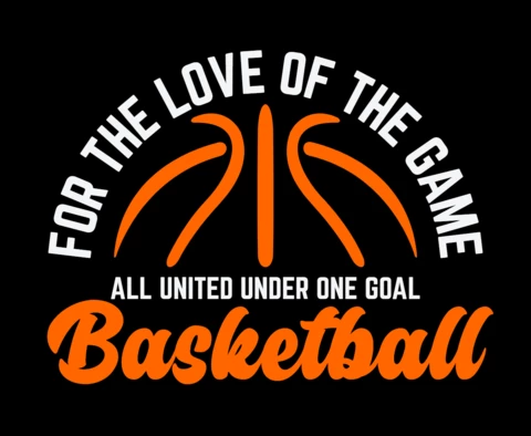 Basketball Vintage T-shirt Design Template
