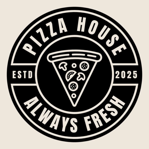 Modello di logo per pizzeria