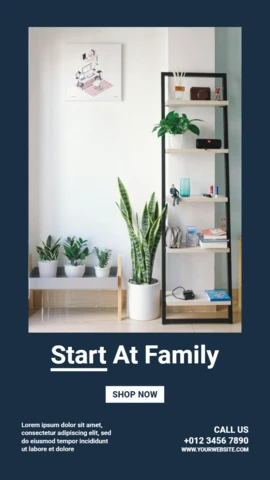 Plantilla de diseño de publicación de historia publicitaria de Instagram elegante y minimalista