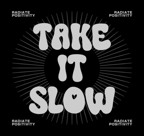 Positive Vibes Typography Design Template for Posters