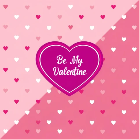 Modèle de design de cœur pour la Saint-Valentin pour cartes de vœux