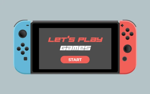 Plantilla de diseño de interfaz de consola de juegos moderna para pantallas de inicio interactivas