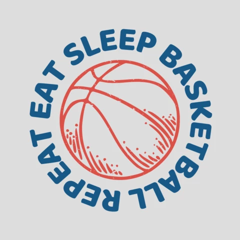 Design de camiseta vintage de basquete