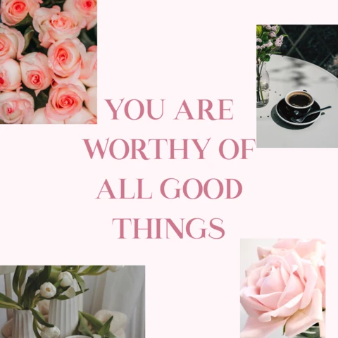 Motivational Floral Quote Instagram Post Design Template