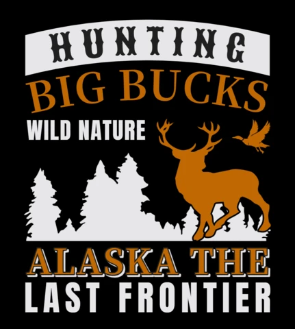 Wild Nature Hunting Design Template for Alaska Adventure