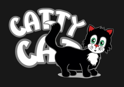 Modelo de camiseta de paródia do gato Félix