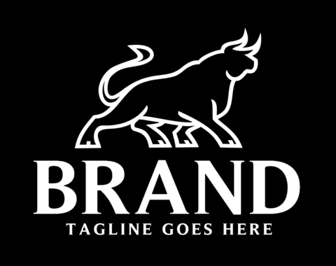 Szablon projektu logo Power Bull