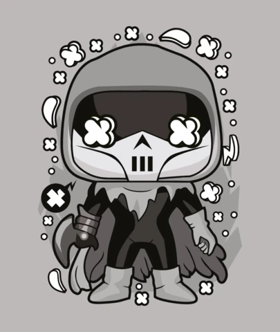 Batman-Phantasma-Popkultur-T-Shirt-Design-Vorlage