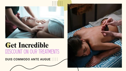 Spa And Beauty YouTube Channel Thumbnail Post Design Template