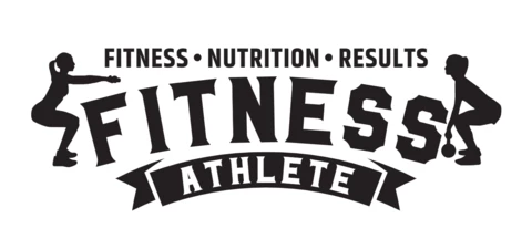 Women Fitness Athlete Logo Design Template