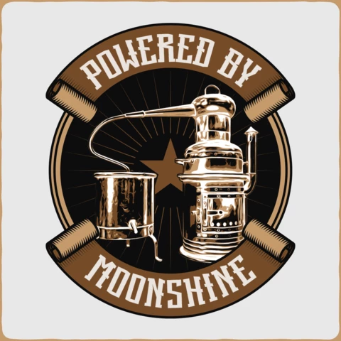 Modèle de t-shirt Moonshine