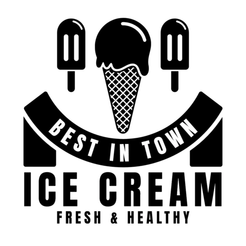 Ice Cream Logo Design Template