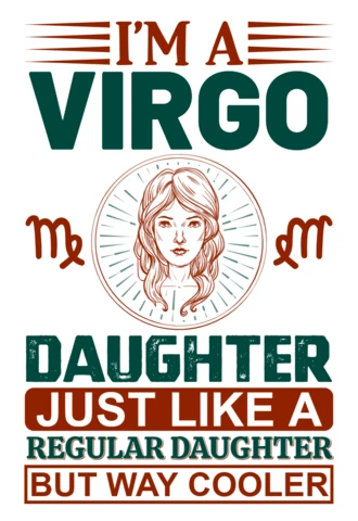 Modèle de design éditable de style vintage pour la fille de la Vierge