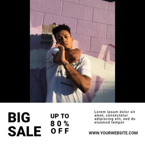 Big Sale Offer Fashion Social Media Post Design Template