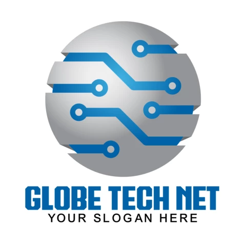 Globe Tech Net Logo Design Template
