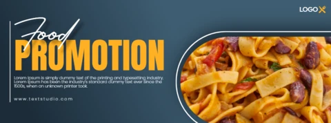 Facebook Cover Photo Template Design for Food Promotion