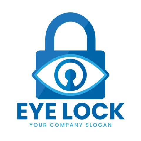 Design-Vorlage für das Eye-Lock-Logo