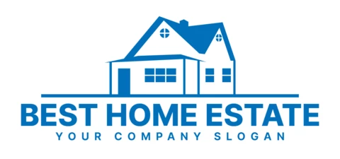 Home Estate Company Logo Design Template