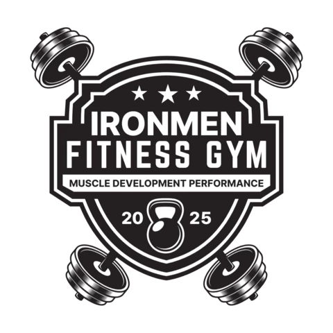 Fitness Center Muscle Development Logo Design Template