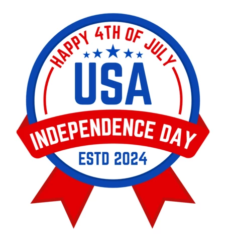 Independence Day Of USA Logo Design Template