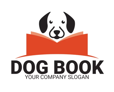 Hundebuch Logo Design Vorlage