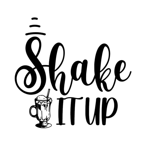 Modèle de t-shirt "Shake it up" pour la cuisine