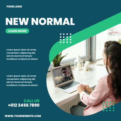 Health Care Advertising Social Media Post Design Template