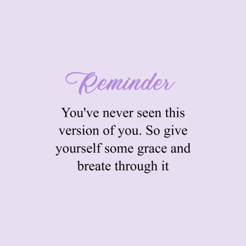 Self Grace Reminder Instagram Post Design Template