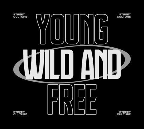 Street Culture Typography Design Template for T-Shirt