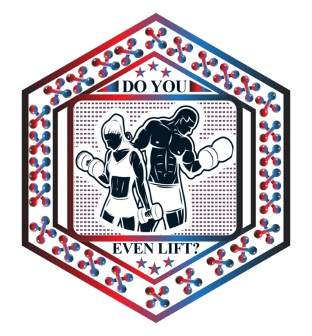 Ontwerp voor fitnessmotivatie: stickersjabloon 'til jij wel?
