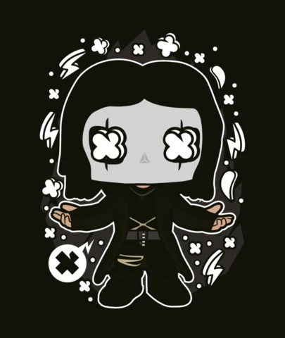 The Crow Eric Draven Pop Culture T-Shirt Design Template