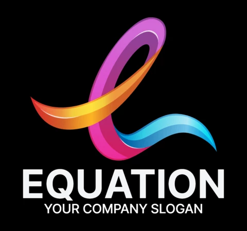 Equation Colorful Logo Design Template
