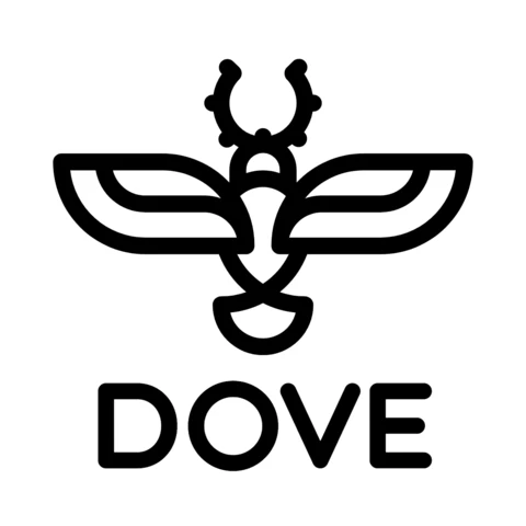 Scarab Beetle Logo Design Template Black