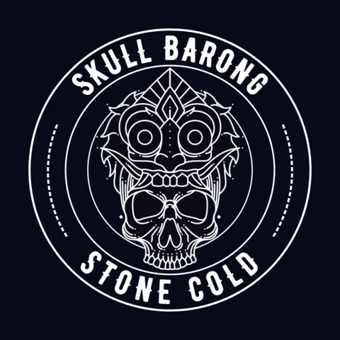 Skull Barong Badge Logo Design Template